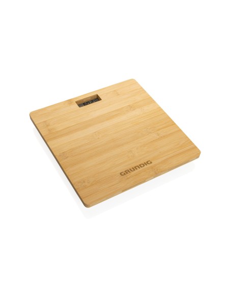 Báscula corporal digital de bambú Grundig