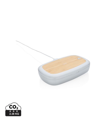 Caja esterilizadora Rena UV-C con cargador inalámbrico de 5W