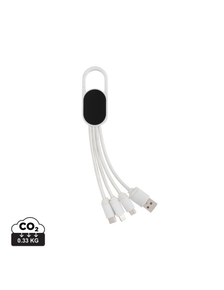 Cable 4 en 1 con clip