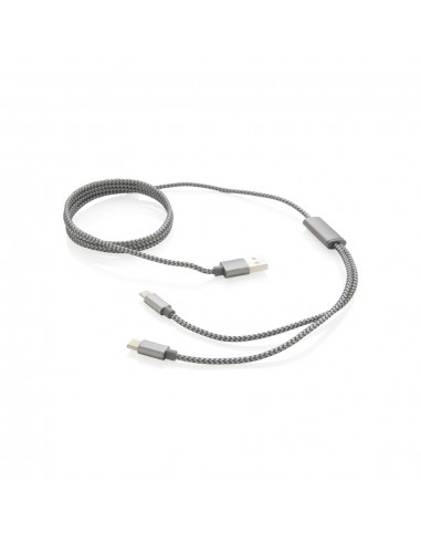 Cable 3 en 1 trenzado