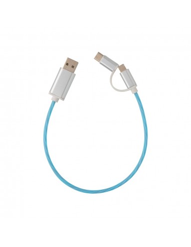 Cable con luz 3 en 1