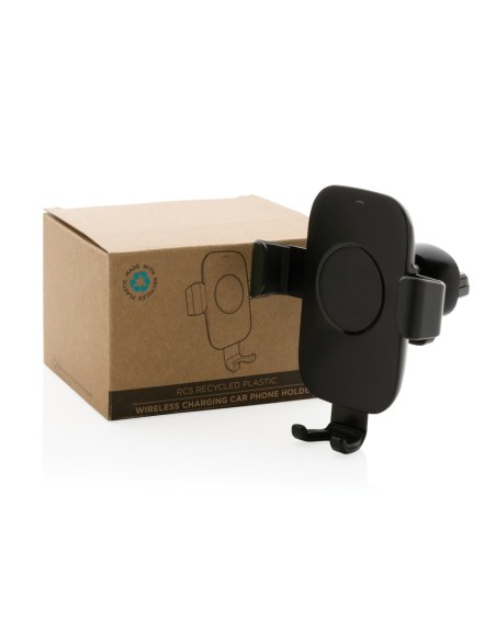 Soporte coche carga inalámbrica 10W reciclado RCS
