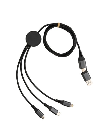 Cable Terra RCS aluminio reciclado 120 cm 6 en 1