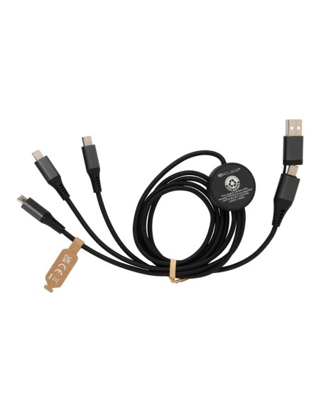 Cable Terra RCS aluminio reciclado 120 cm 6 en 1