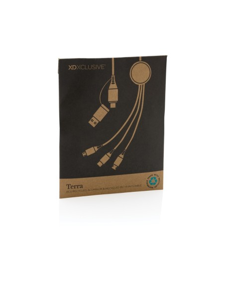 Cable Terra RCS aluminio reciclado 120 cm 6 en 1