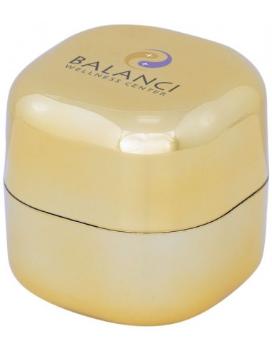 Cubo metalico de balsamo labial sin SPF ni cera Rolli