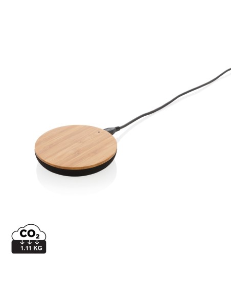 Cargador inalámbrico 5W bambú X