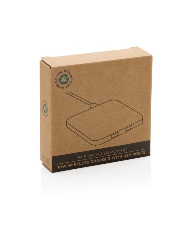 Cargador Inalámbrico 10W plástico reciclado RCS