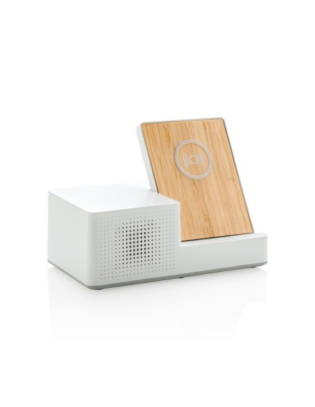 Cargador 5W inalámbrico Ontario con altavoz