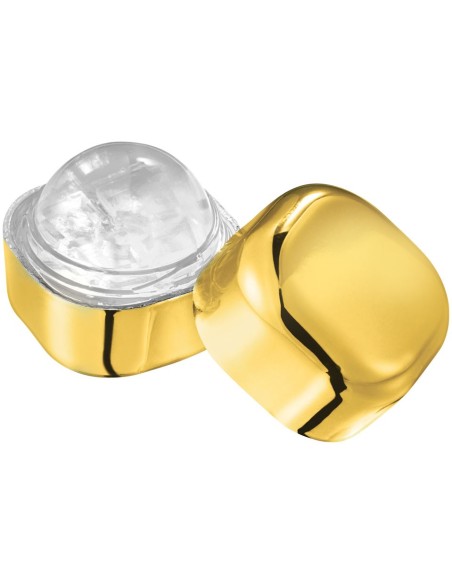 Cubo metalico de balsamo labial sin SPF ni cera Rolli