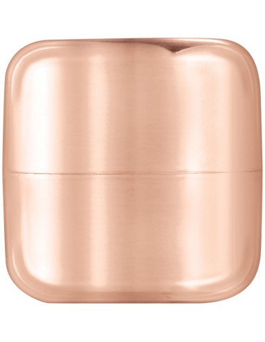 Cubo metalico de balsamo labial sin SPF ni cera Rolli