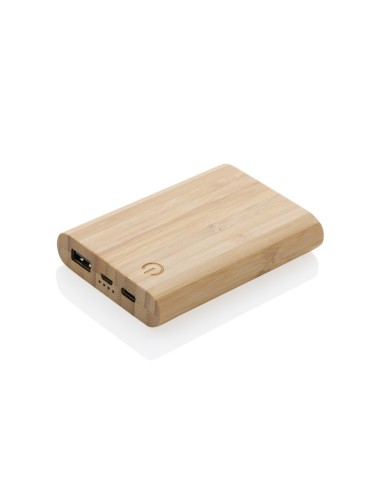 Powerbank de bambú certificado FSC de 5.000 mAh