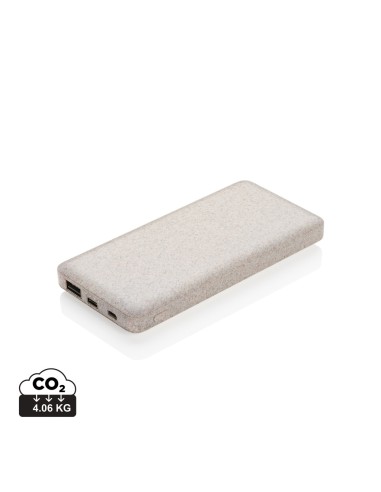 Powerbank 10.000 mAh  de paja de trigo