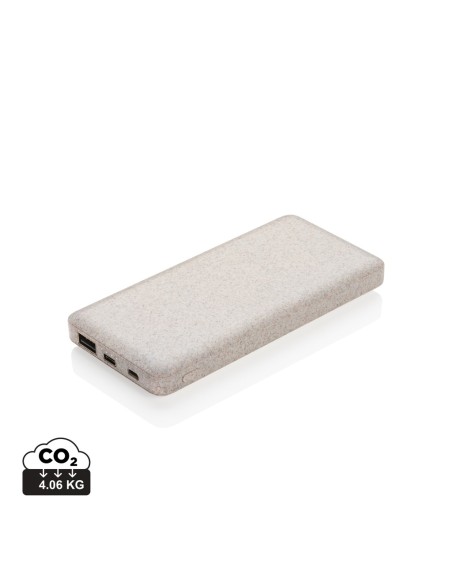 Powerbank 10.000 mAh  de paja de trigo