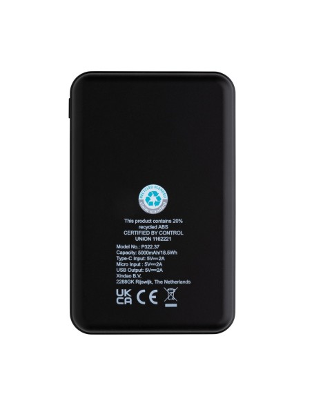 Powerbank de 5.000 mAh de plástico reciclado RCS