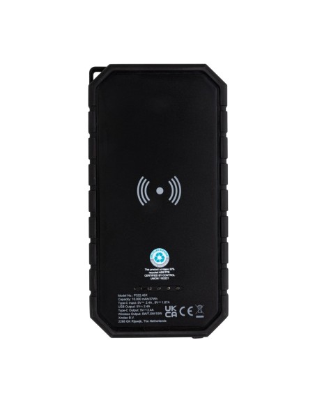 Cargador solar RCS plástico reciclado 10.000 mAh 10W