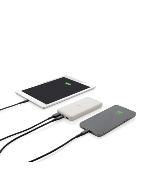 Powerbank inalámbrico de plástico reciclado estándar RCS