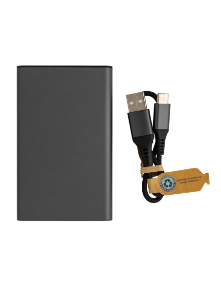 Powerbank Terra RCS de aluminio reciclado 5.000 mAh