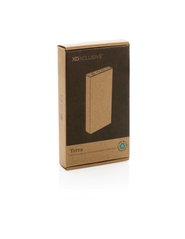 Powerbank Terra RCS de aluminio reciclado 5.000...