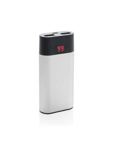 Batería externa de 4000 mAh con pantalla digital