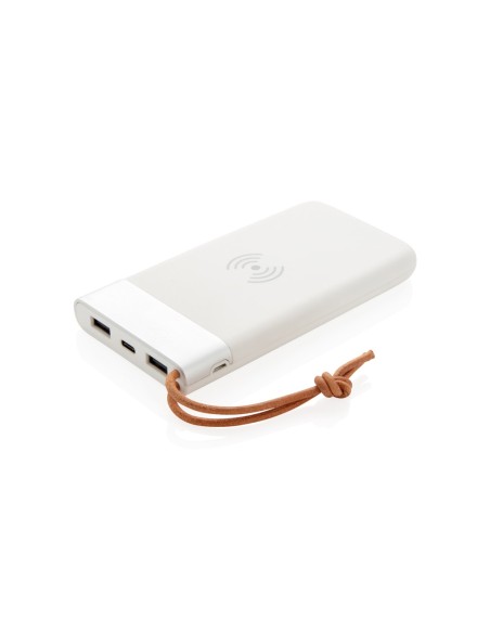 Batería externa Aria 8.000 mAh con carga inalámbrica 5W