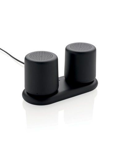 Set 2 altavoces con carga por inducción