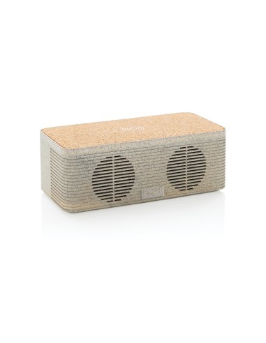 Altavoz cargador inalámbrico de paja de trigo