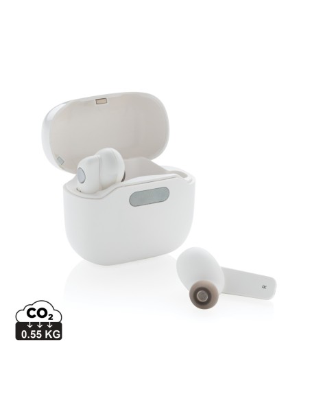 Auriculares TWS en estuche de carga esterilizante UV-C