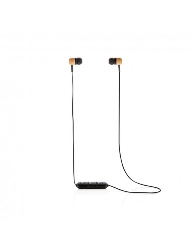 Auriculares inalámbricos bambú