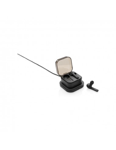 Auriculares TWS en caja de carga inalámbrica