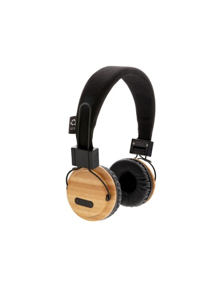 Auriculares inalámbricos bambú