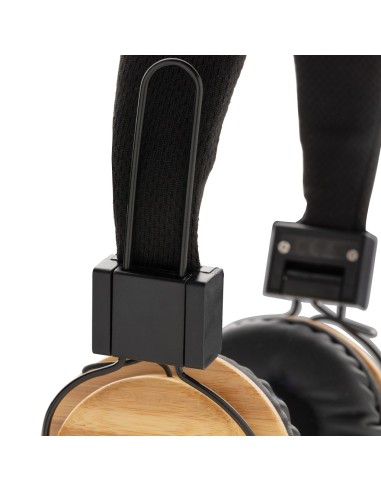 Auriculares inalámbricos bambú