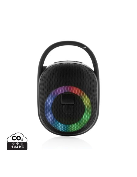 Altavoz de plástico reciclado RCS Lightboom 5W Clip