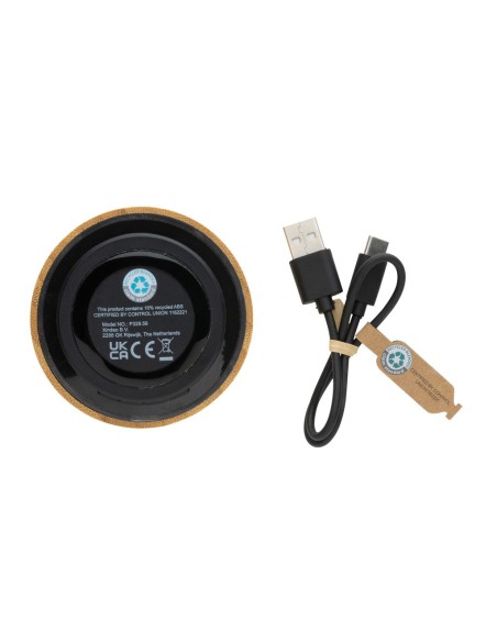 Altavoz inalámbrico 3W bambú y RCS