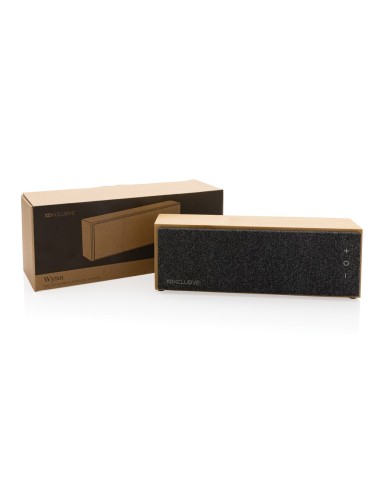 Altavoz Wynn inalámbrico 10W de bambú