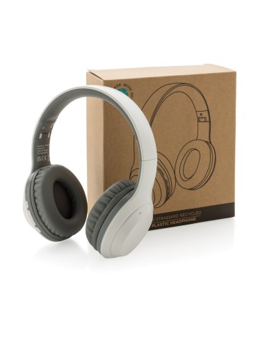 Auriculares de plástico reciclado estándar RCS
