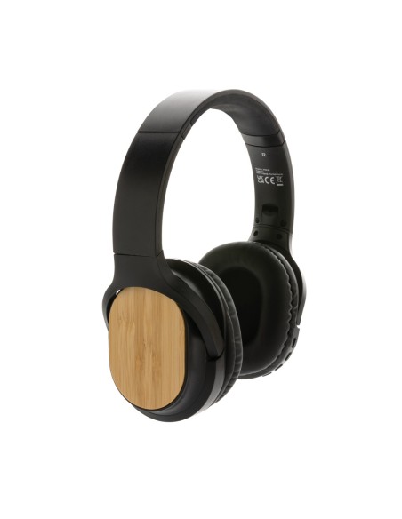 Auriculares Elite inalámbricos plegables RCS y FSC® bambú