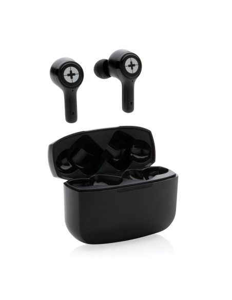 Auriculares RCS de plástico reciclado Swiss Peak ANC TWS