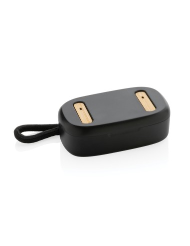 Auriculares TWS de plástico reciclado RCS y bambú