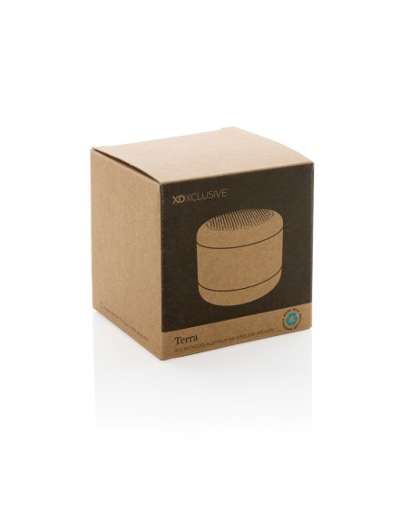 Altavoz inalámbrico Terra RCS de aluminio reciclado de 5W