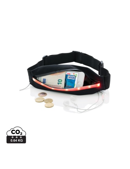 Cinturón running con LED
