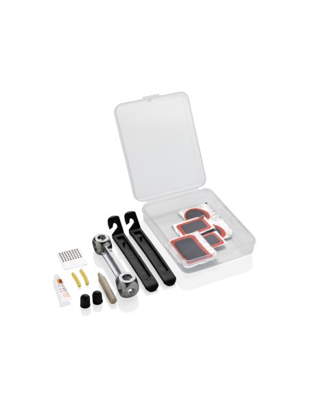Kit de reparación de bicicletas compacto