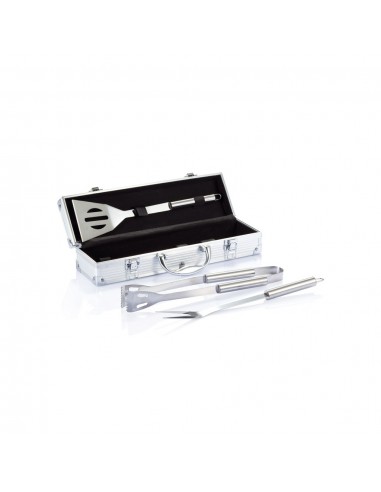 Set Barbacoa 3 piezas en caja de aluminio