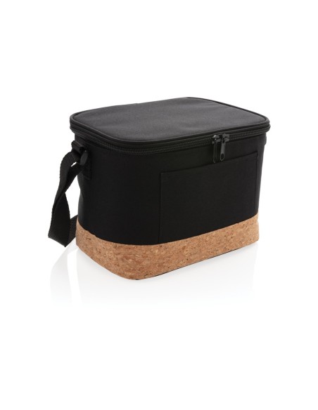 Bolsa y nevera bicolor con detalle de corcho