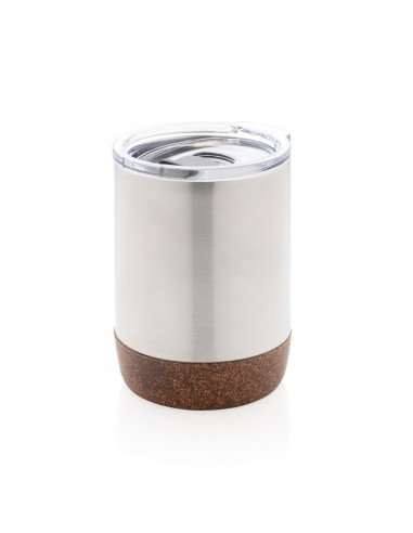 Taza al vacío con base de corcho