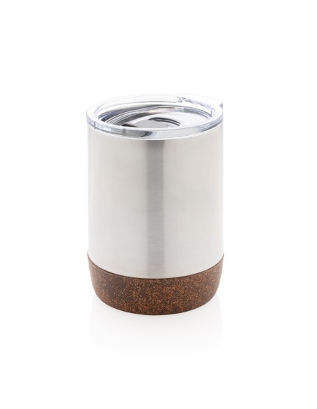 Taza al vacío con base de corcho