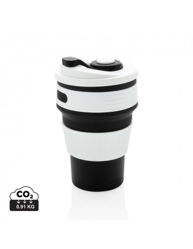 Taza plegable de silicona