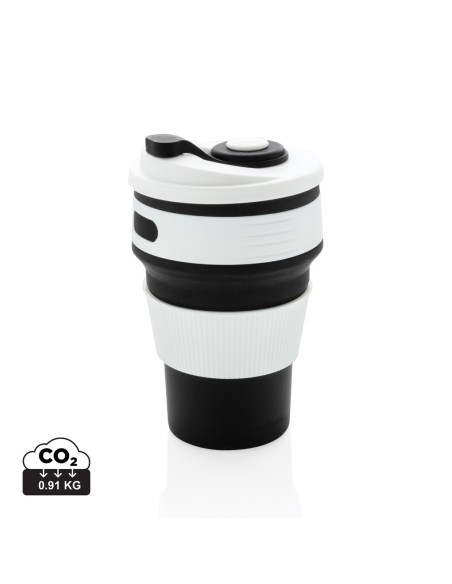 Taza plegable de silicona