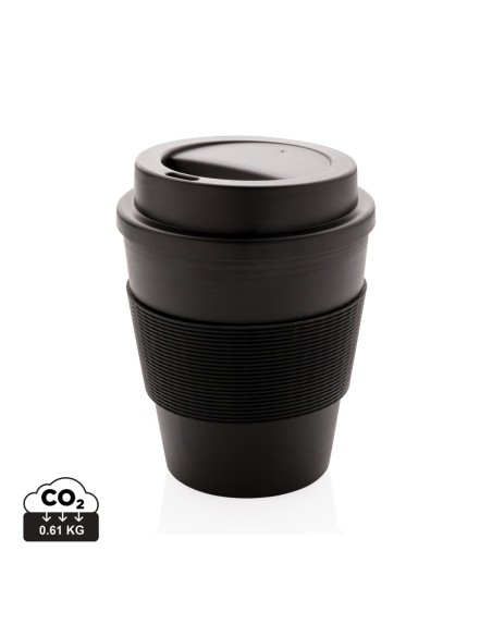 Taza de café reutilizable con tapa de rosca 350ml