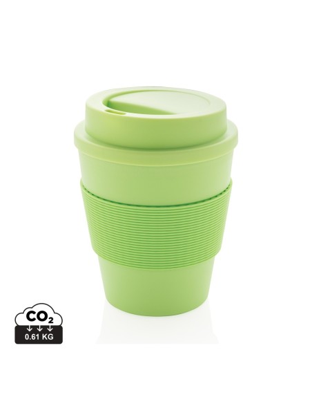 Taza de café reutilizable con tapa de rosca 350ml